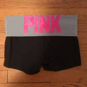 VS Pink Yoga Shorts